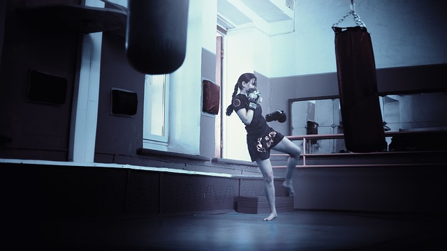 kickboxer děvče